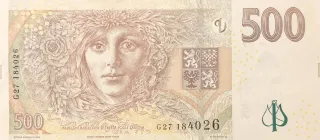 Czech Republic 500 Korun, 2009 reverse